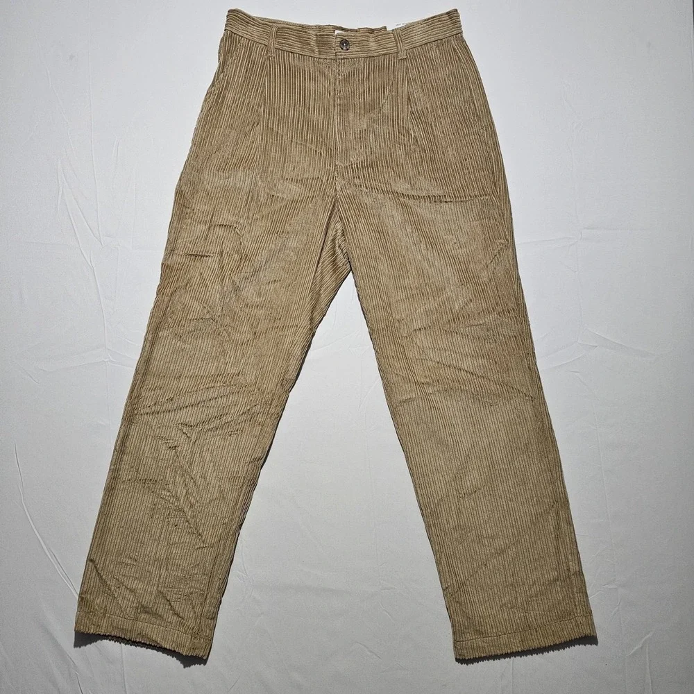 Mode‎ of One Men's Relaxed Fit Corduroy Pants Medium Brown Size 31